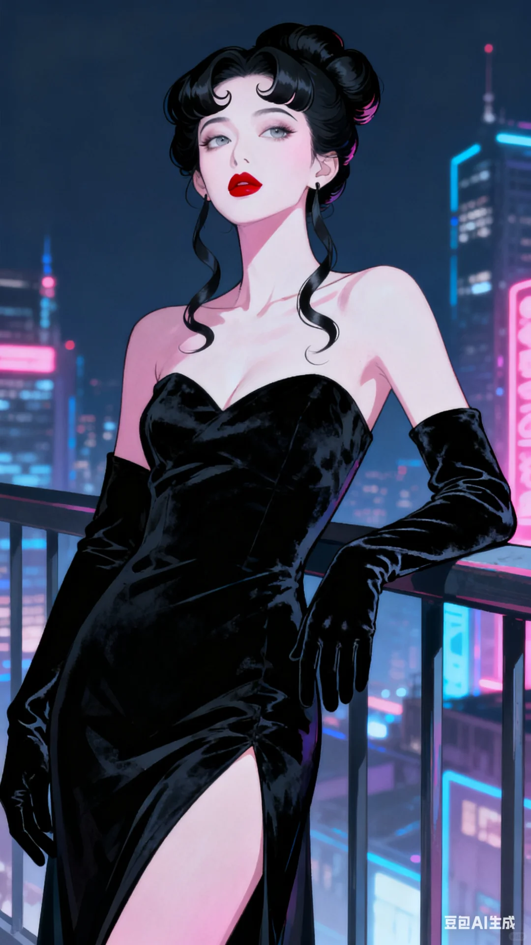 豆包4.0关键词（霓虹与港风）