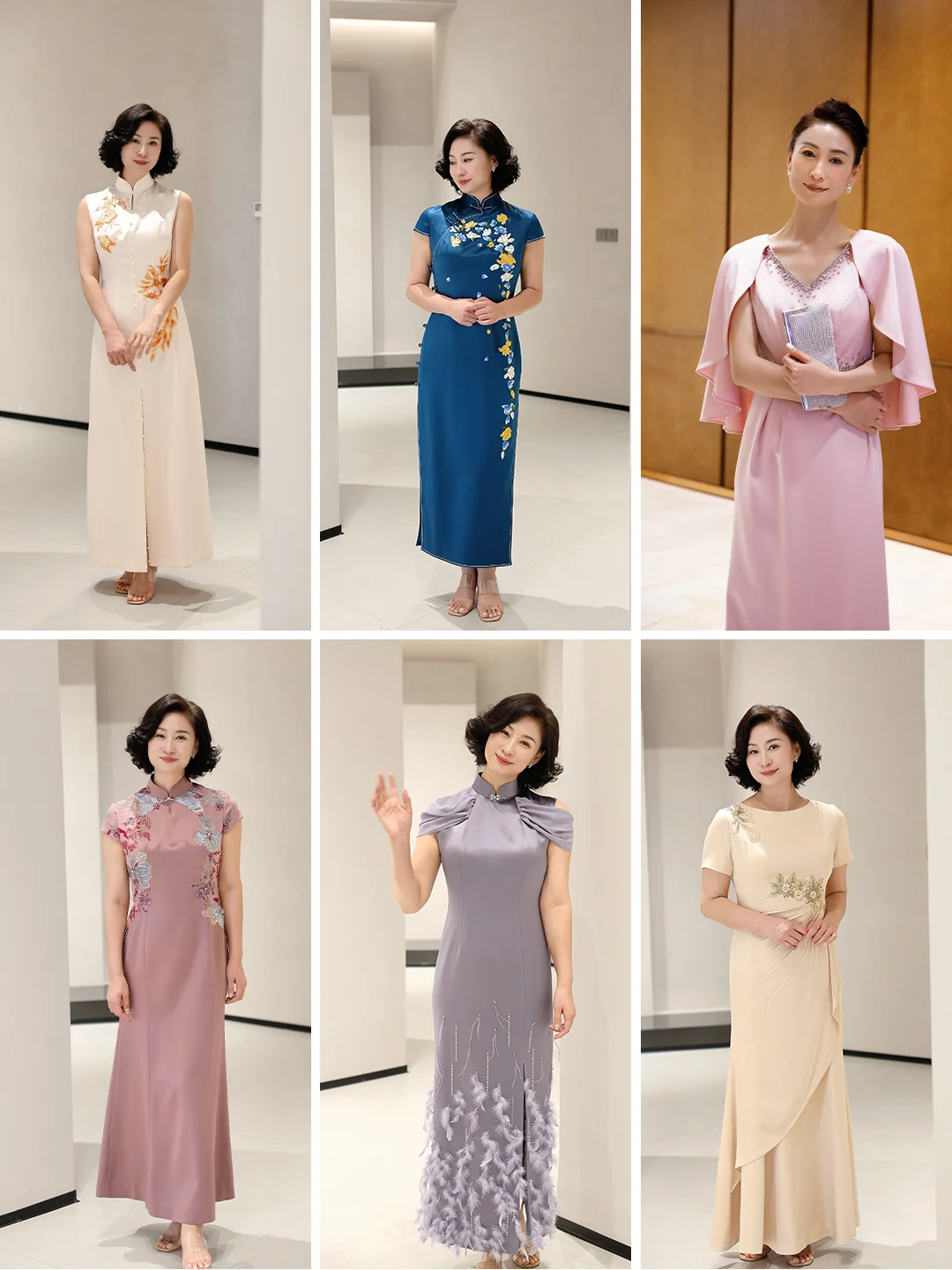 六款让妈妈年轻10岁的婚礼服装！帮忙选一件