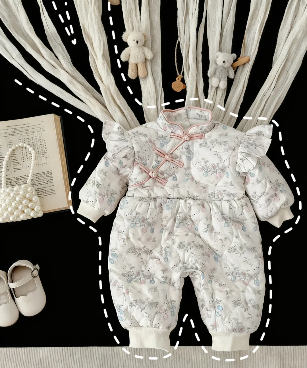 女儿的法式复古穿搭👧