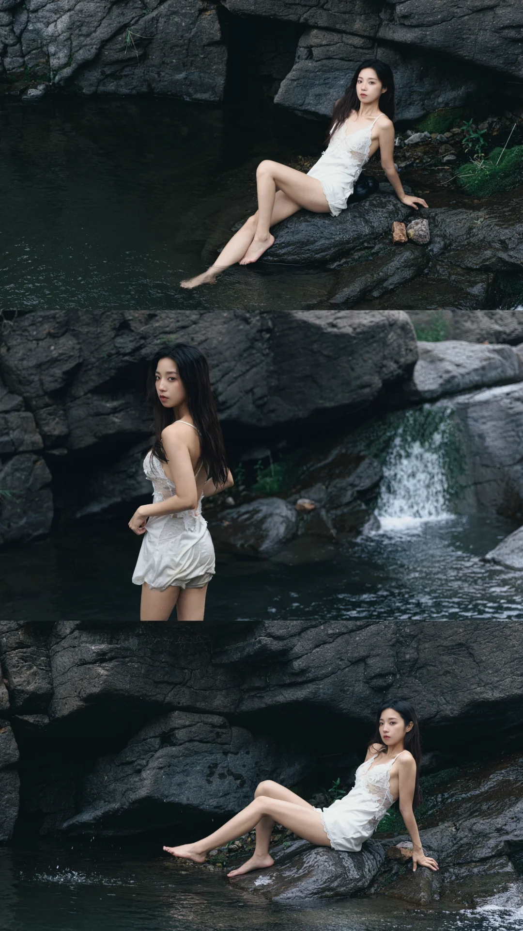 辽宁朝阳溪水边的夏日！