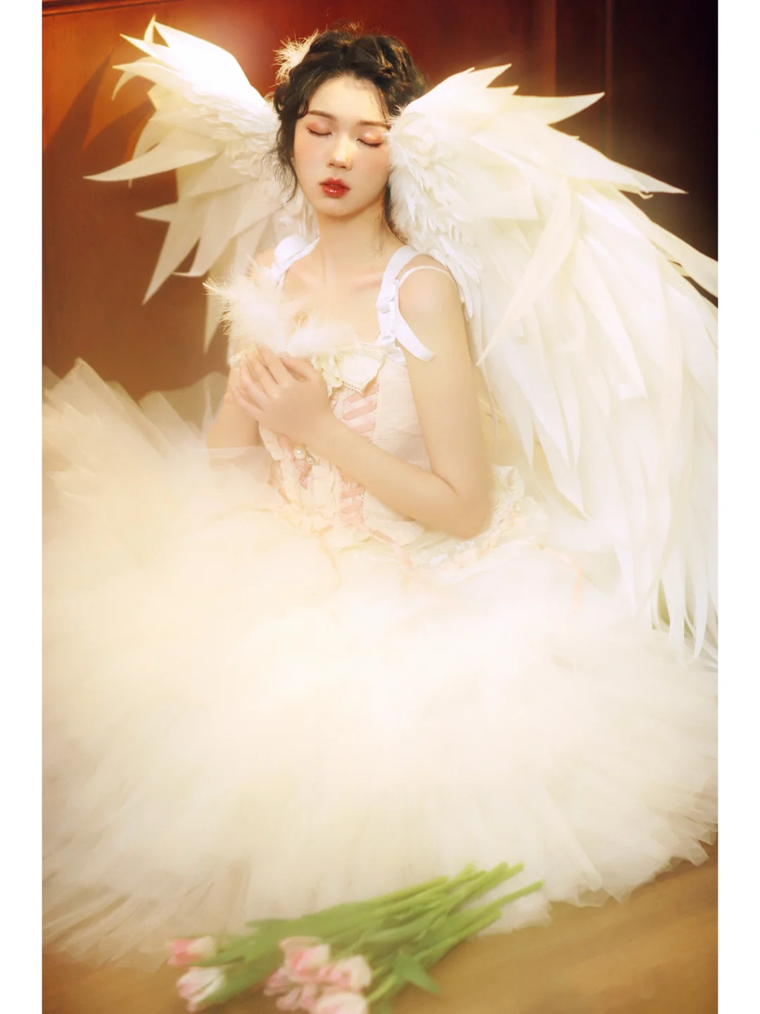 降临人间の天使🕊️被神明眷顾｜天使写真