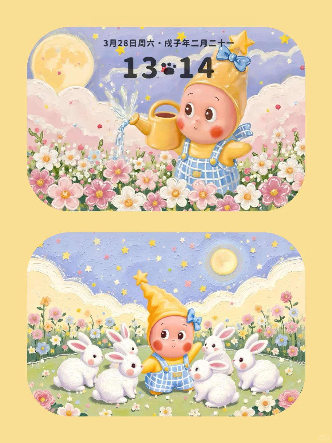 好可爱的iPad壁纸！