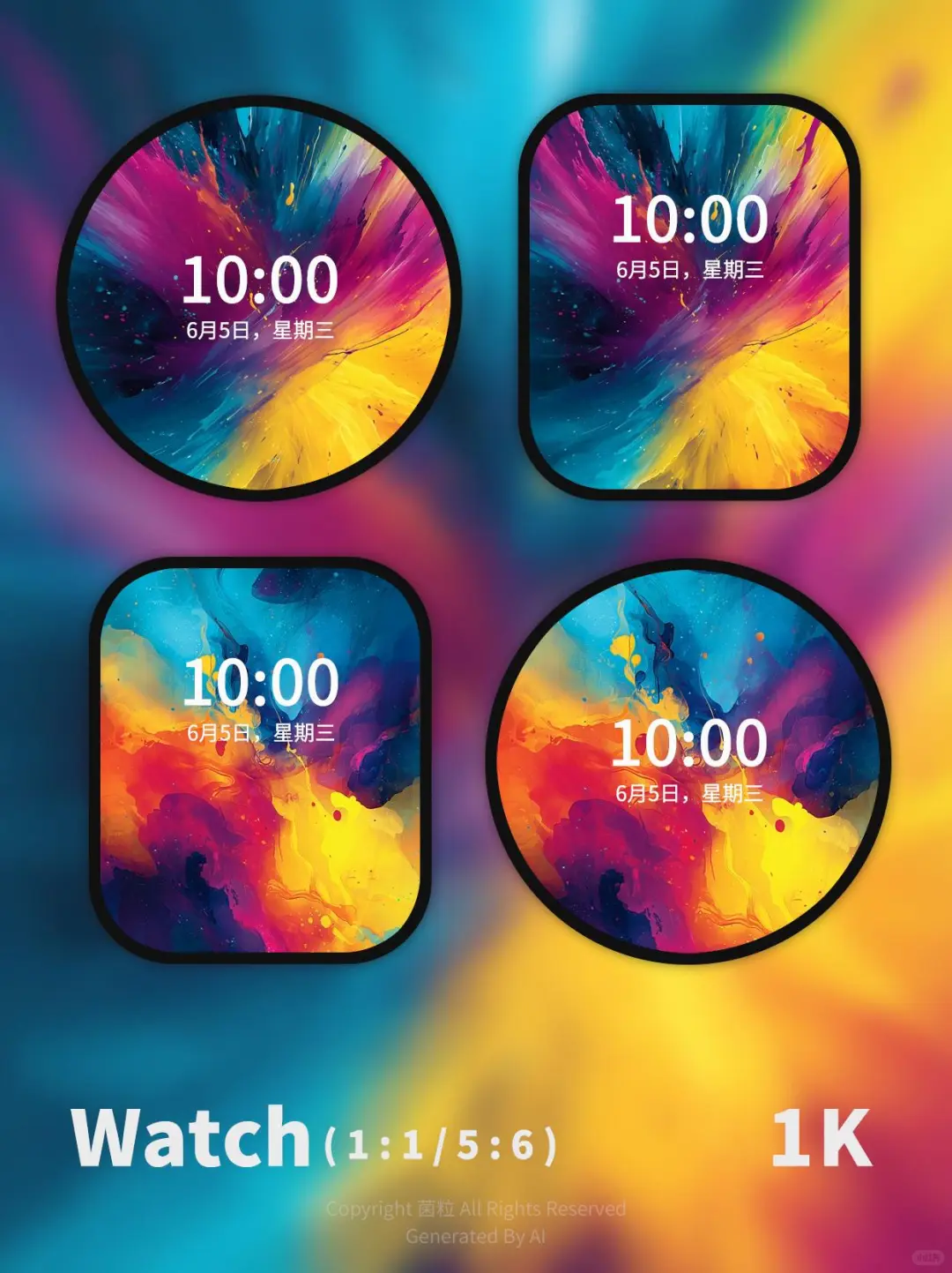 高清壁纸 | 彩墨幻梦 1204050