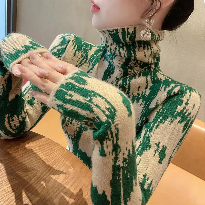 高领毛衣女打底衫秋冬洋气2025年新款☀️