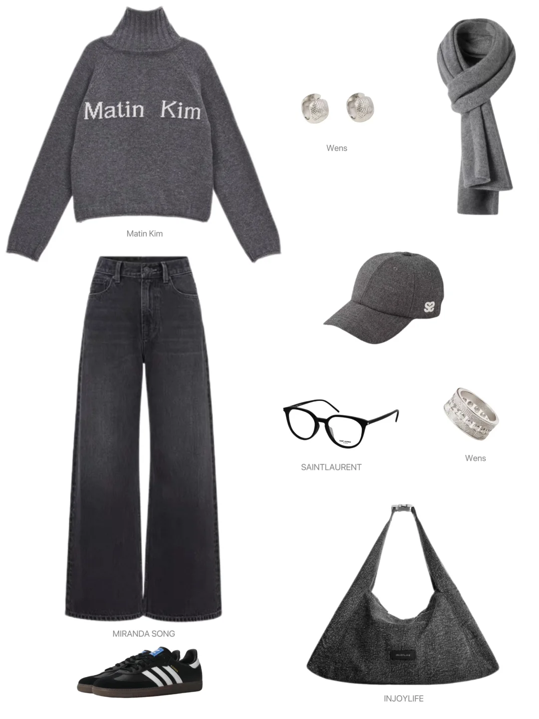 outfit check🖤🤍有点小钱穿搭