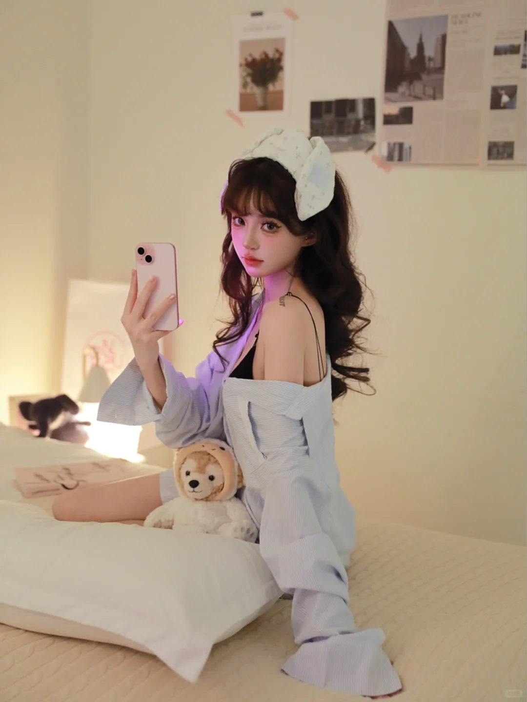 宅家拍出纯欲少女感氛围大片💫