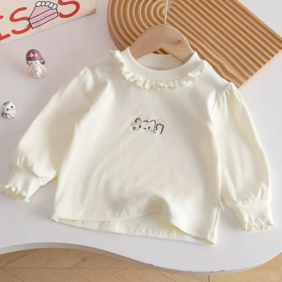 女宝打底衫、韩系简约穿搭、