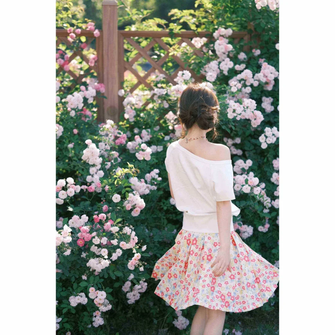 夏季初恋风甜妹t恤甜美奶乖软妹风套装裙女