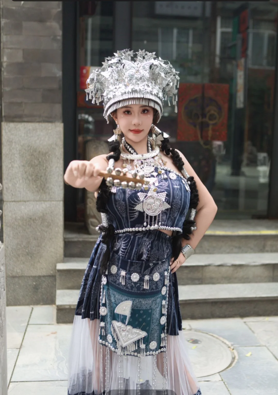 苗族服饰、民族风