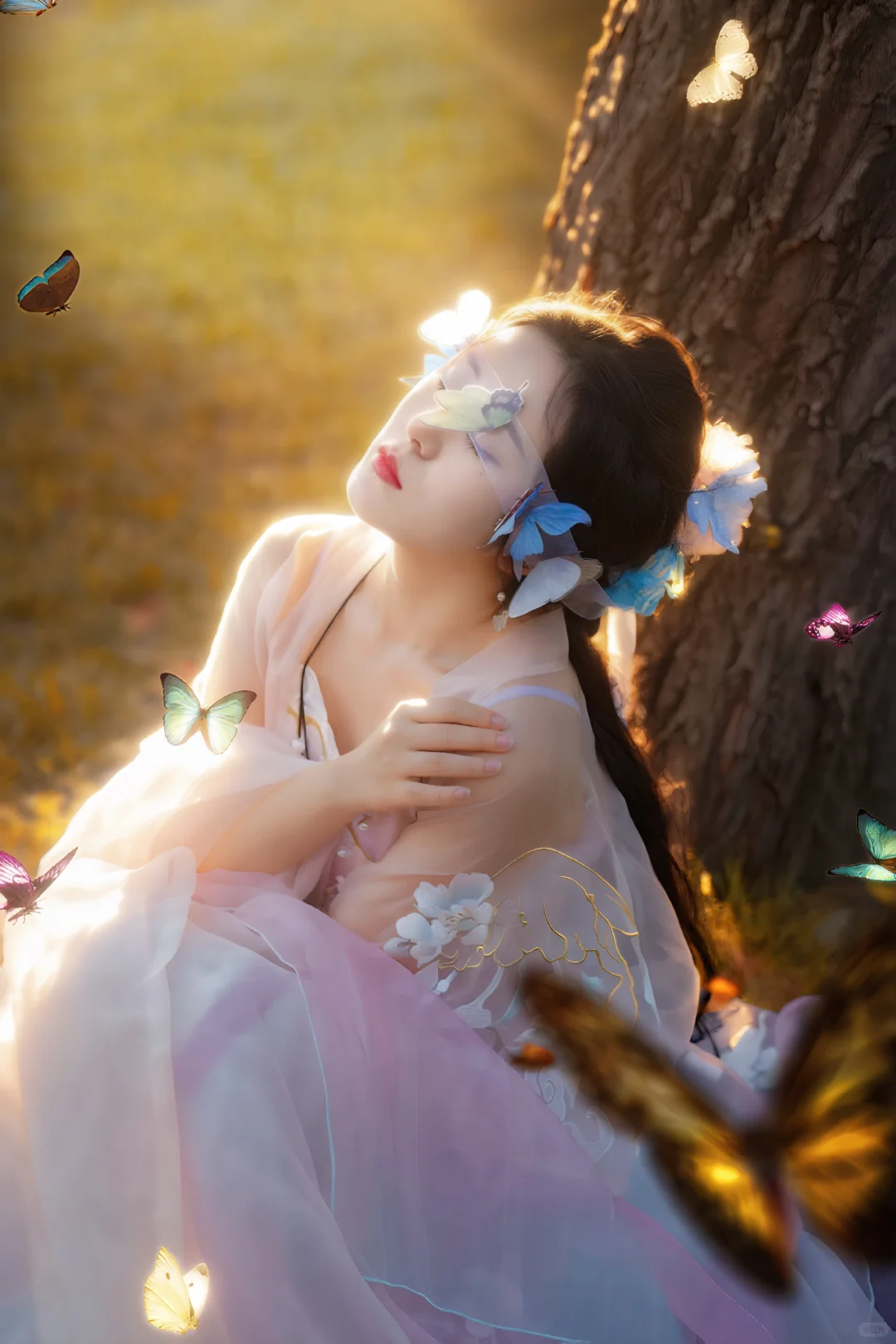 落叶在秋意来的那刻成精了！