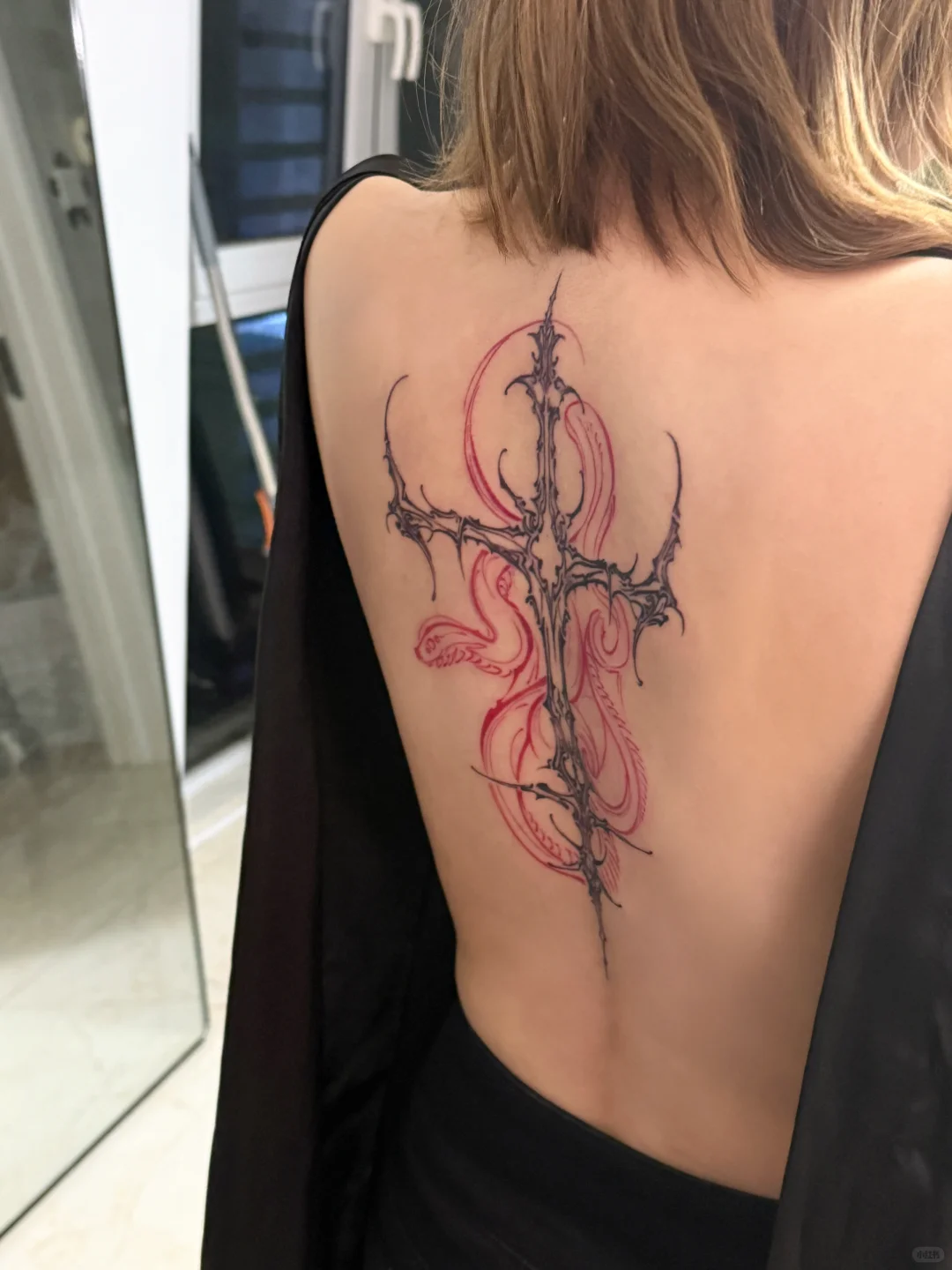 十字架｜线条纹身