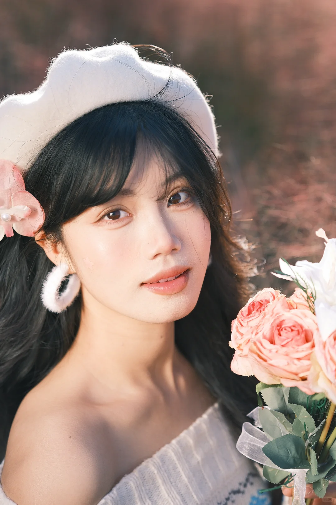 在淮师也拍到了粉黛花海🌸