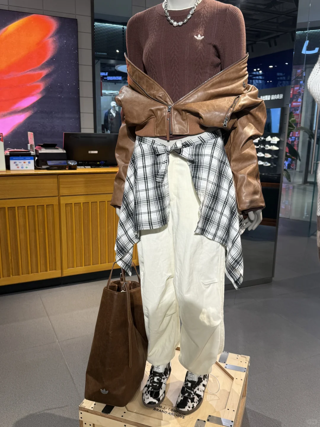 跟着三叶草模特学穿搭也太酷啦