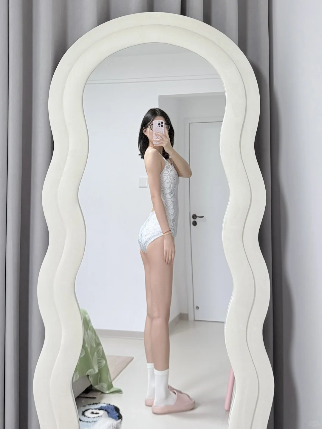 172/54kg 自由泳真的能瘦腰！