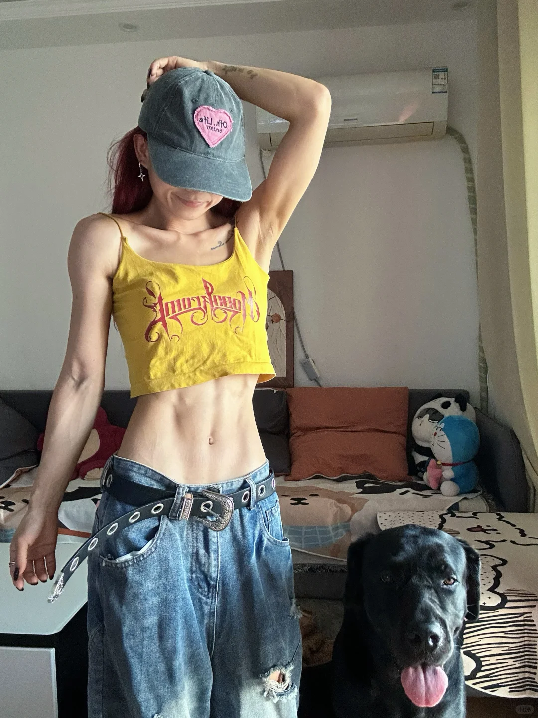 薄肌女孩💪力量感和性感我都要