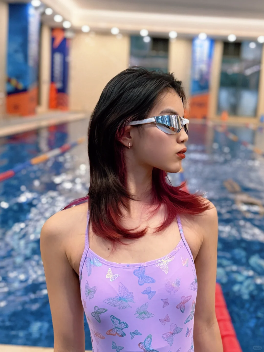 什么？你怎么知道我换新泳镜啦🥽