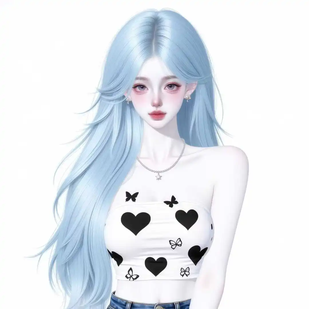 女生头像｜蓝色系