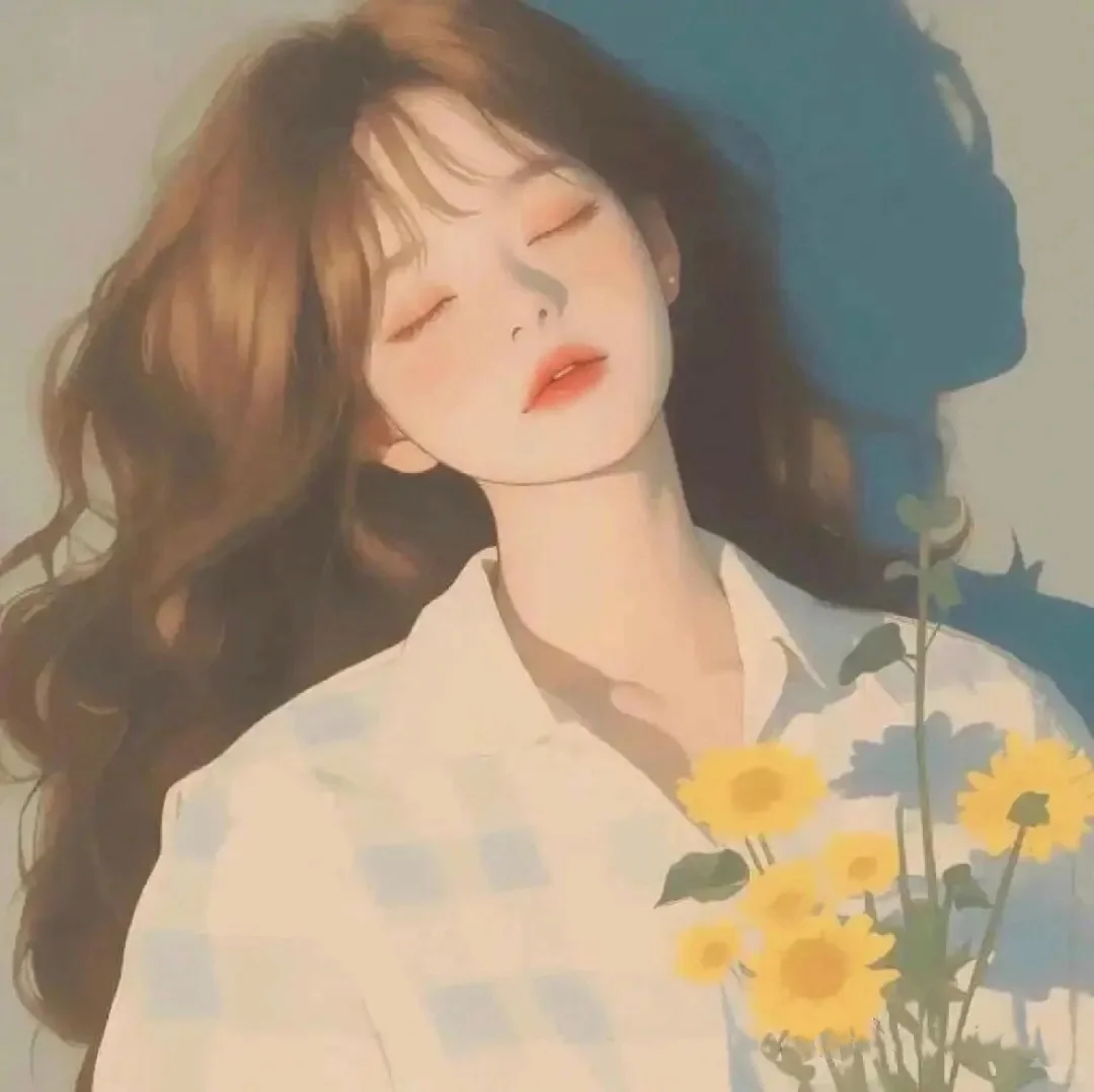 温柔美丽的女生头像