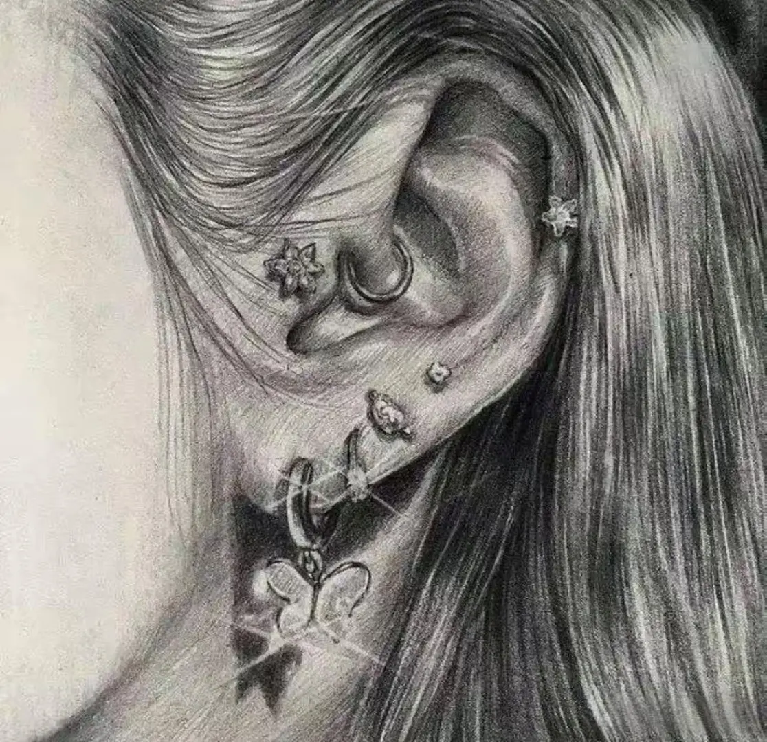 欣赏一位才华横溢的印度女艺术家素描作品