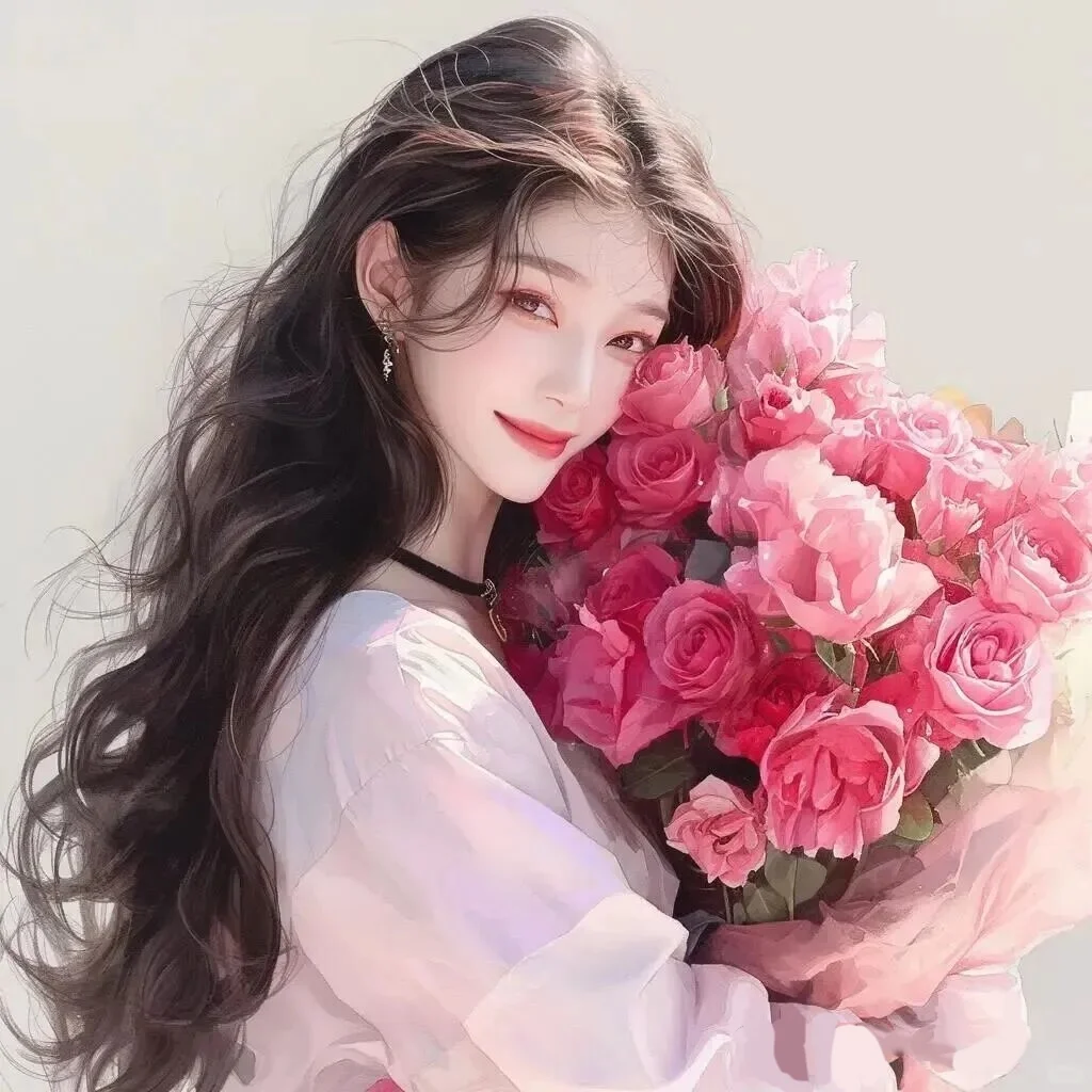 温柔美丽的女生头像