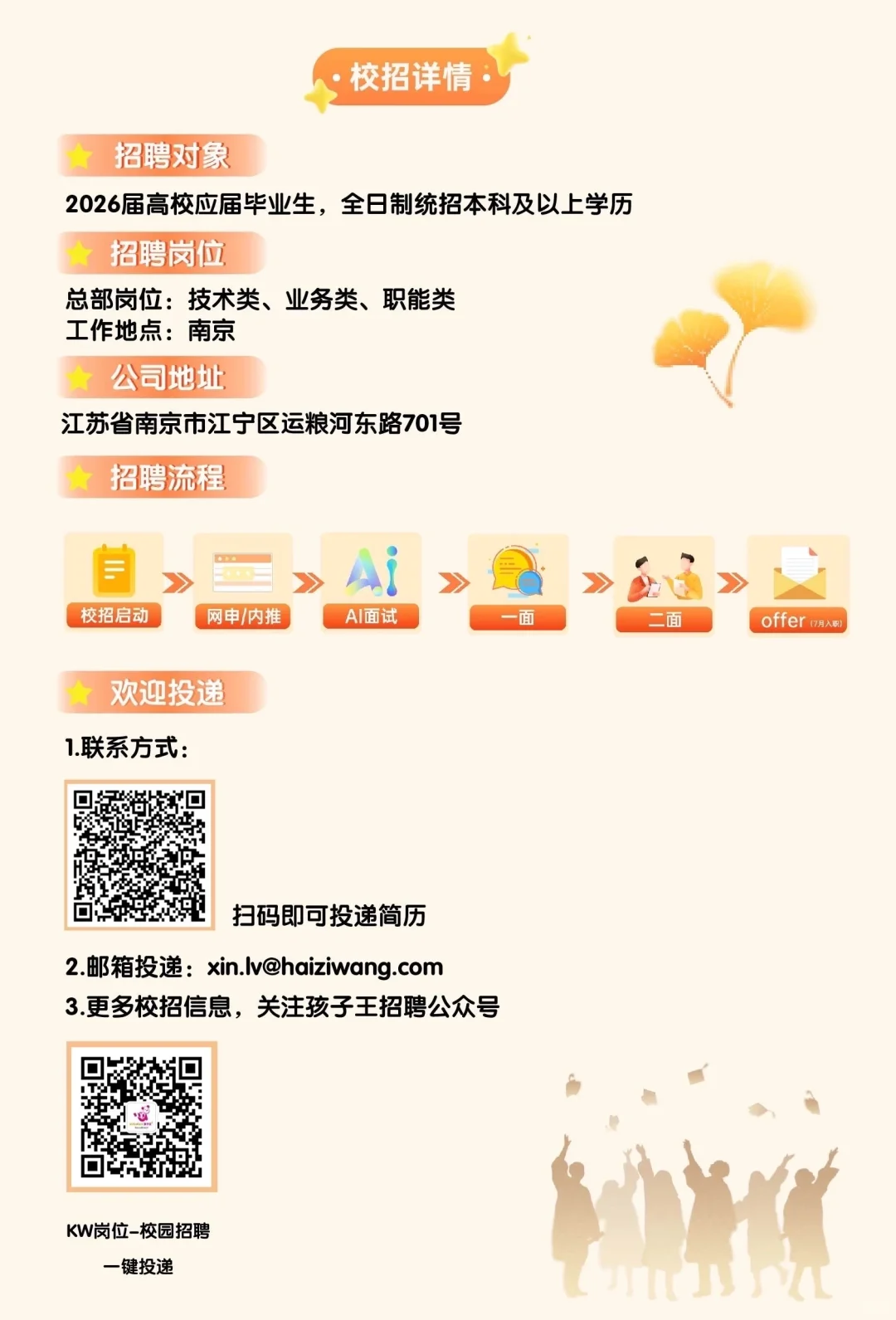 孩子王总部2026届校园招聘正式启动！