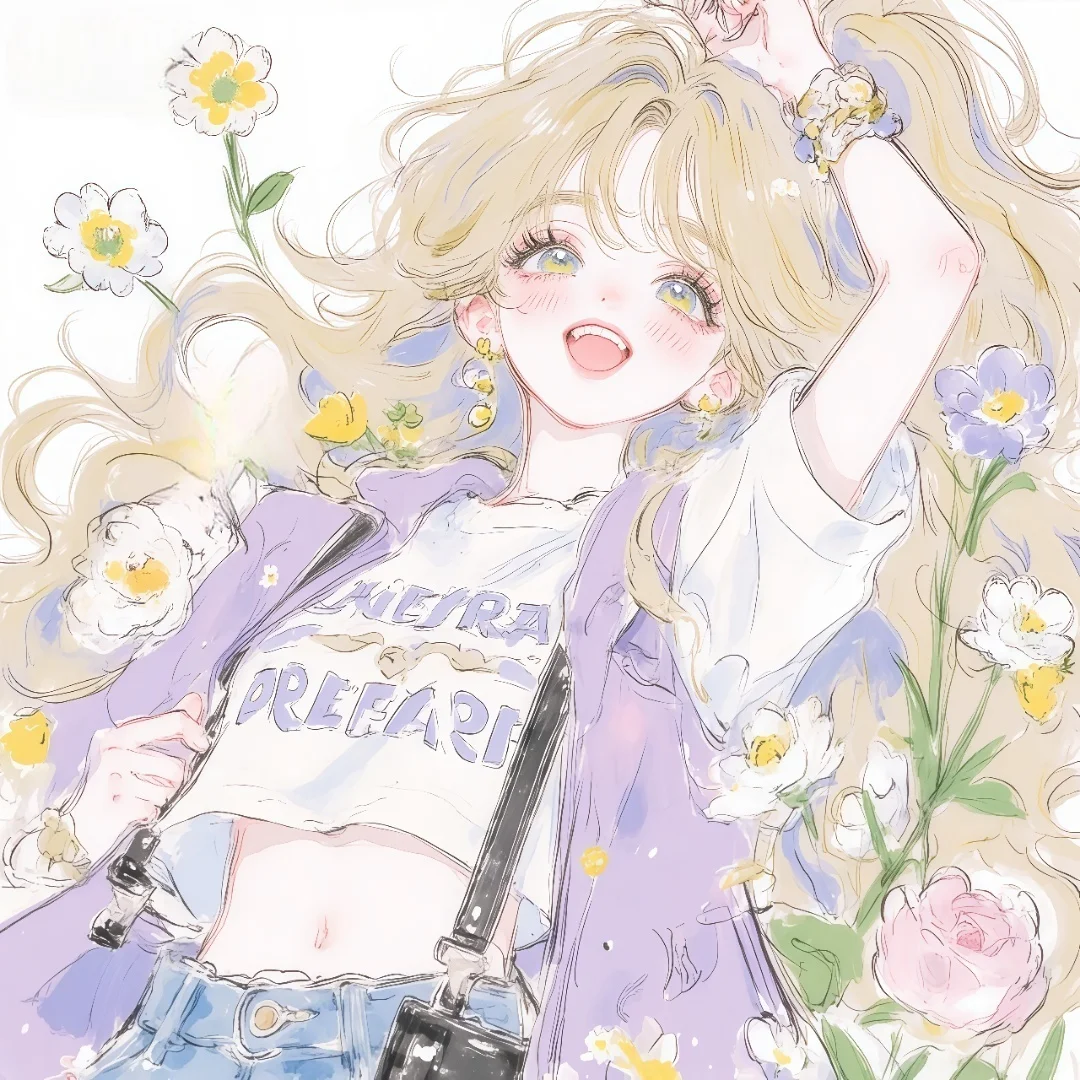 专属于随性自由的女孩头像～