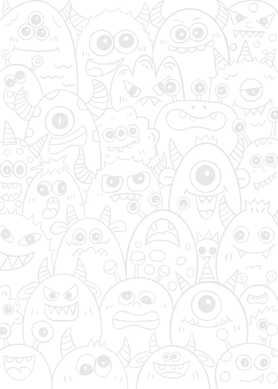 上班摸鱼必备线条画素材