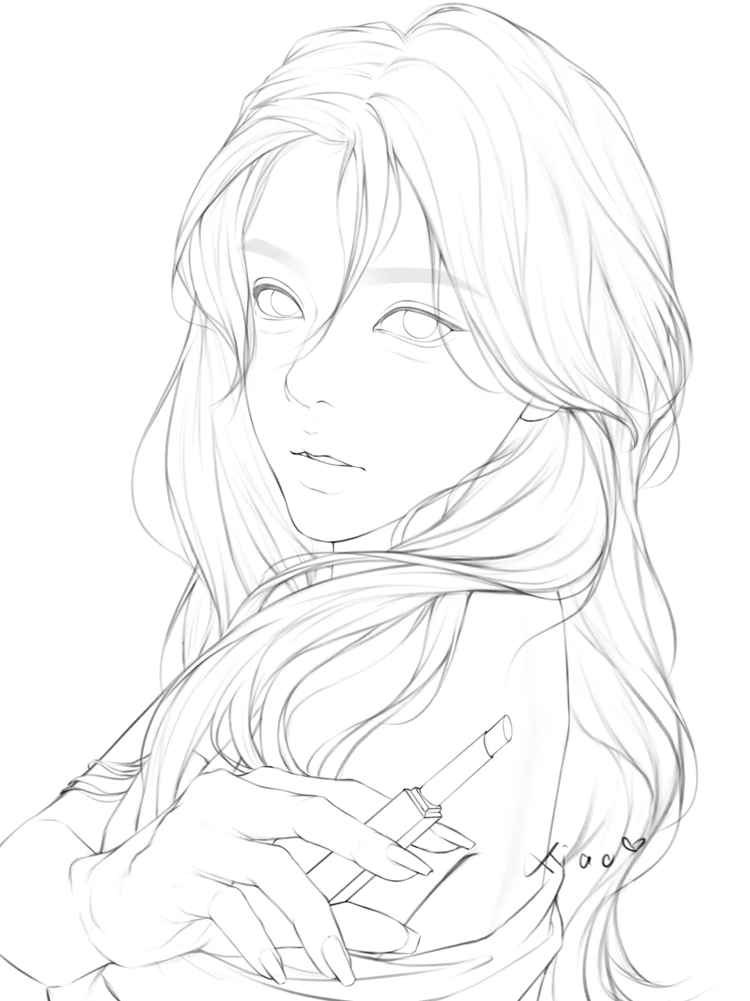 你们要的线稿来啦~