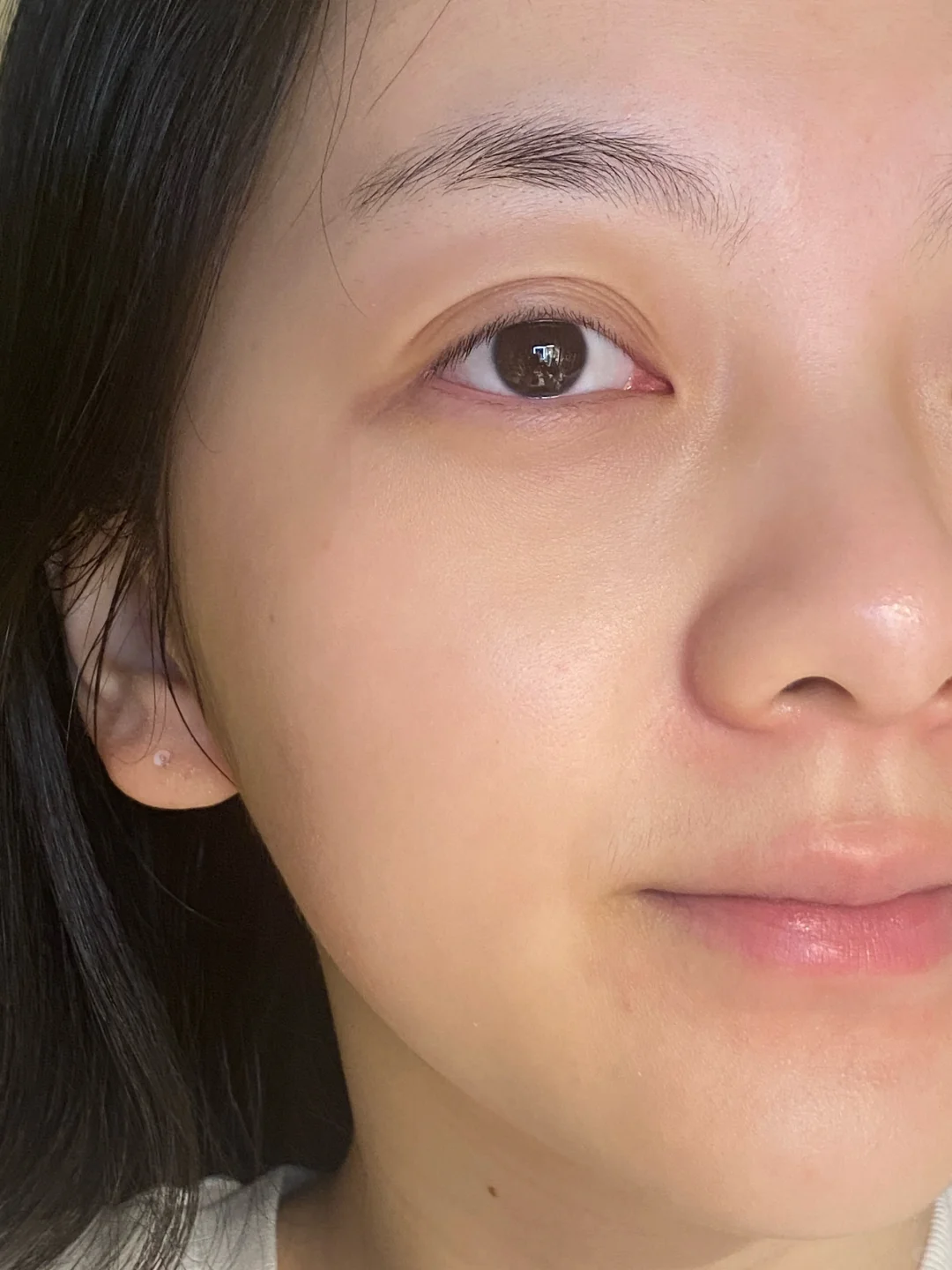 早睡早起的皮肤状态