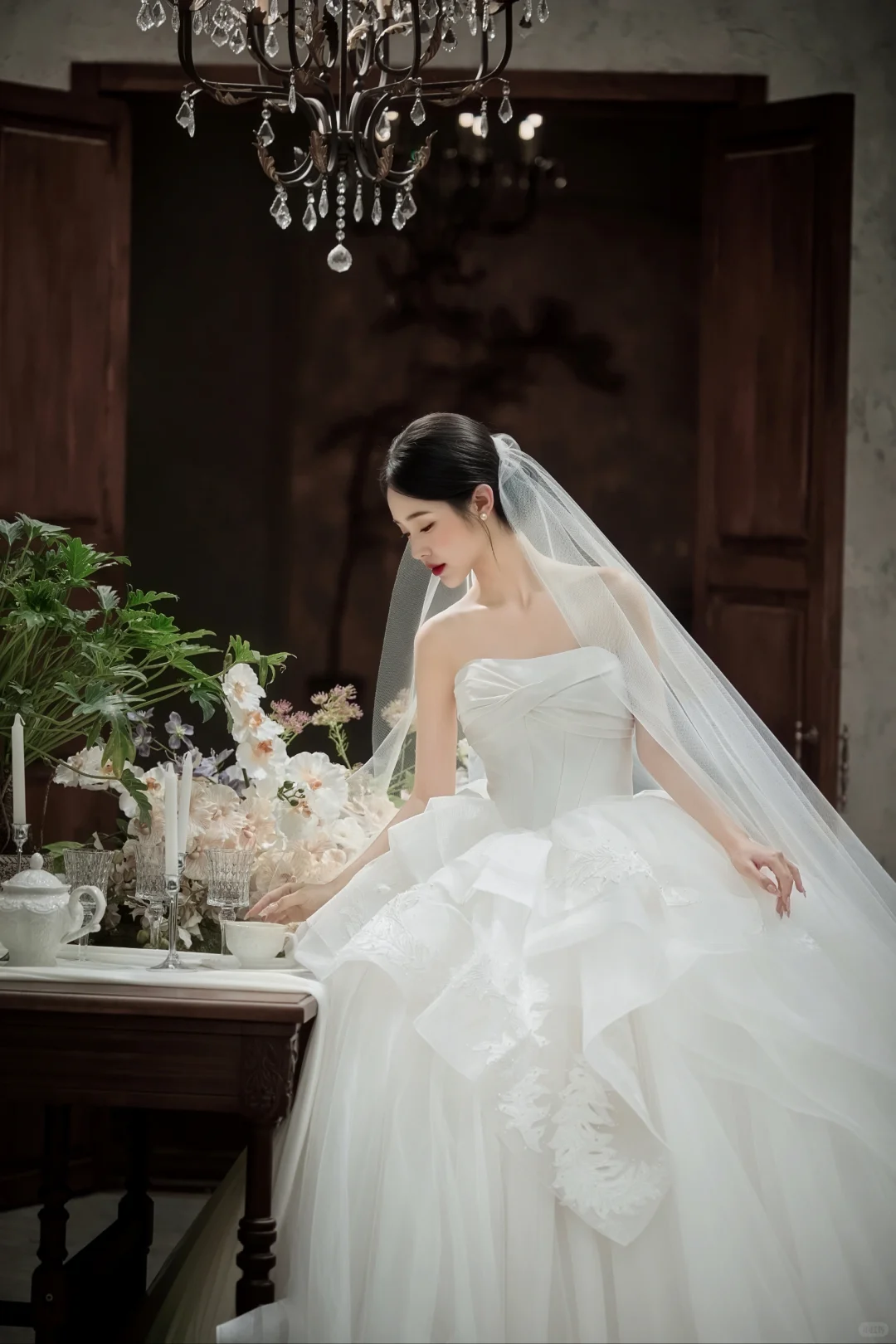 大理山茶园｜藏在复古庄园里的高级感婚照