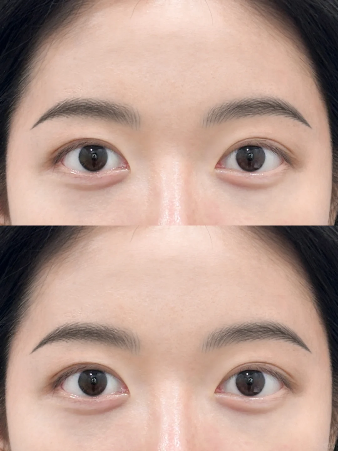 方圆脸get到了根根分明的眉毛