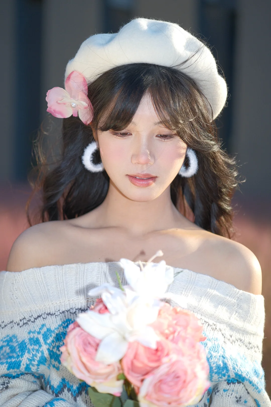 在淮师也拍到了粉黛花海🌸