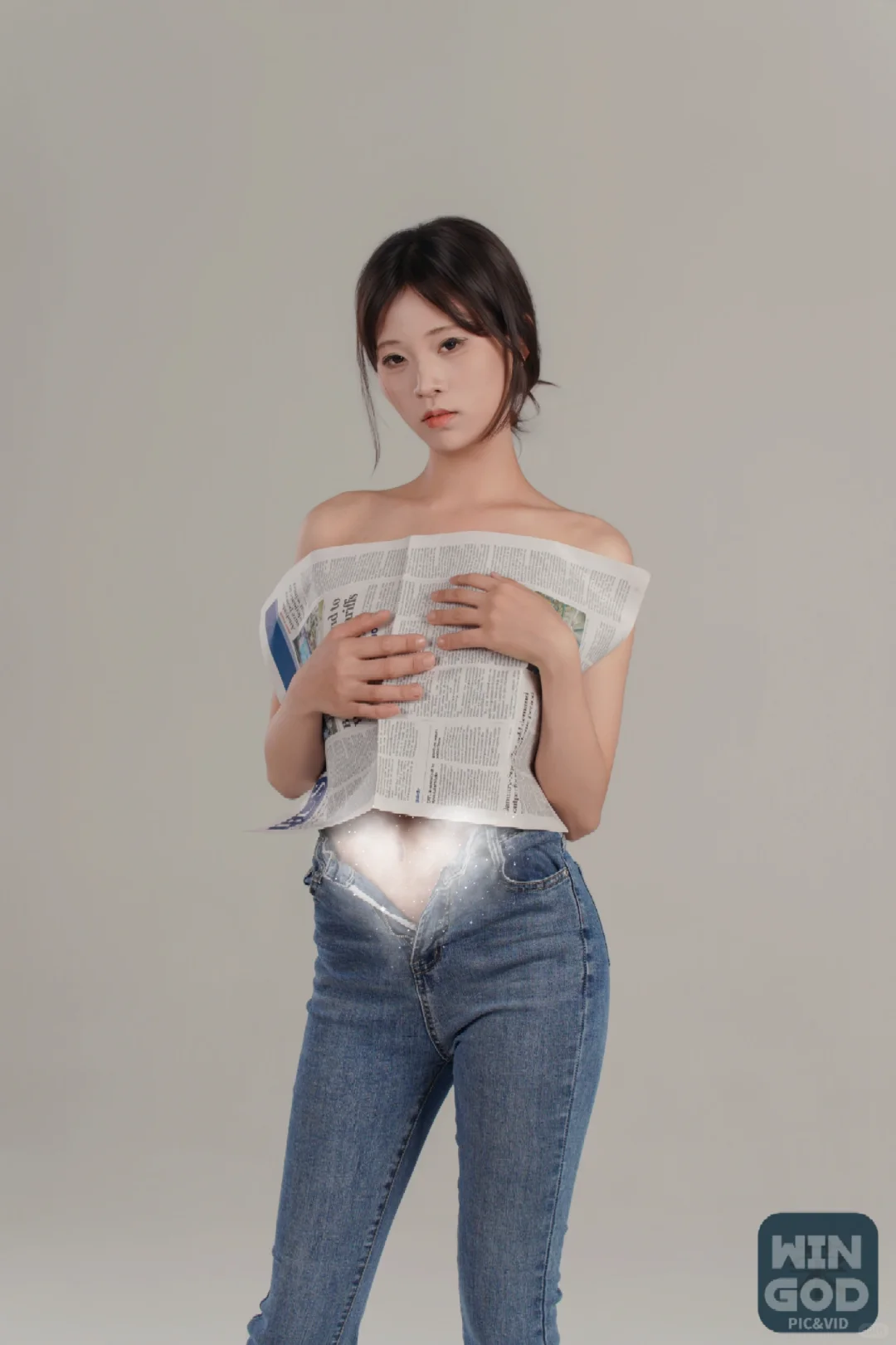 报纸风写真（无不良引导）