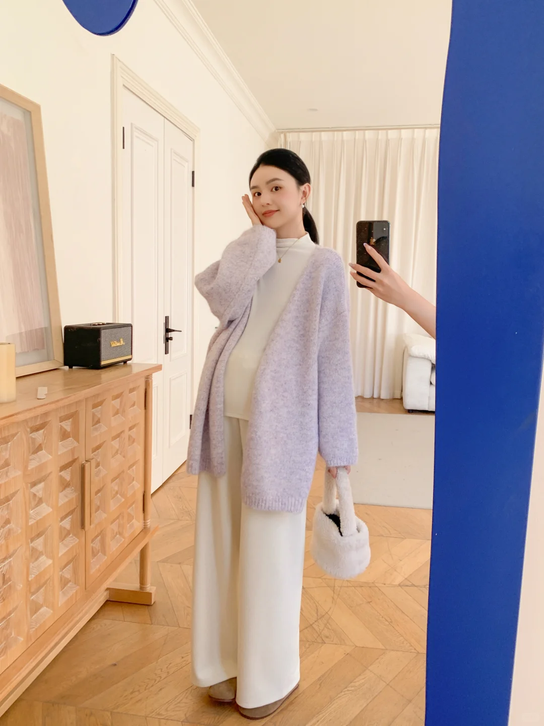 孕期穿搭｜他说紫色💜好有韵味！！