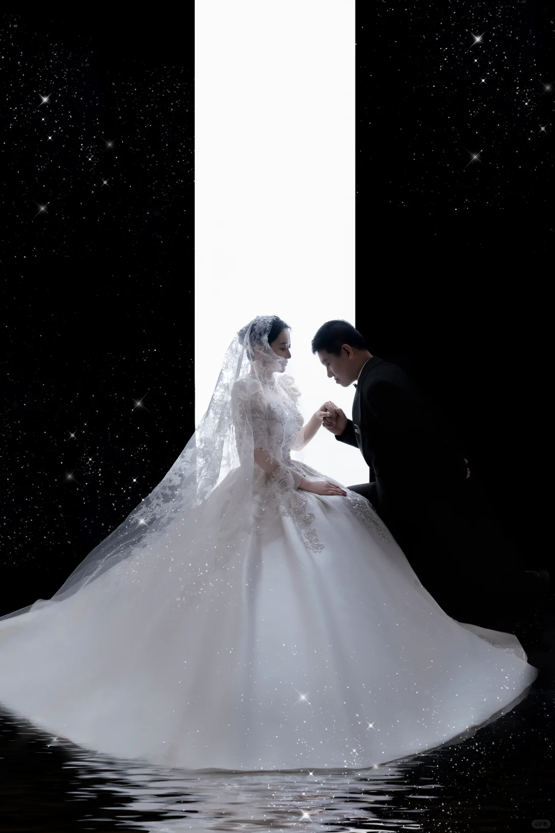 封神了❗️拍到了爆美室内主纱光影婚纱照✨