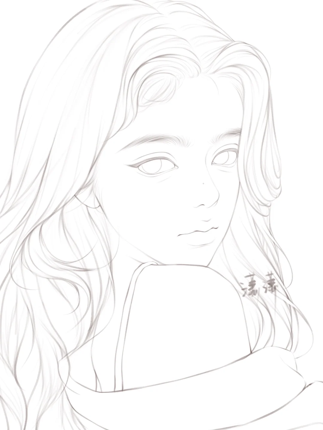 你们要的线稿来啦~