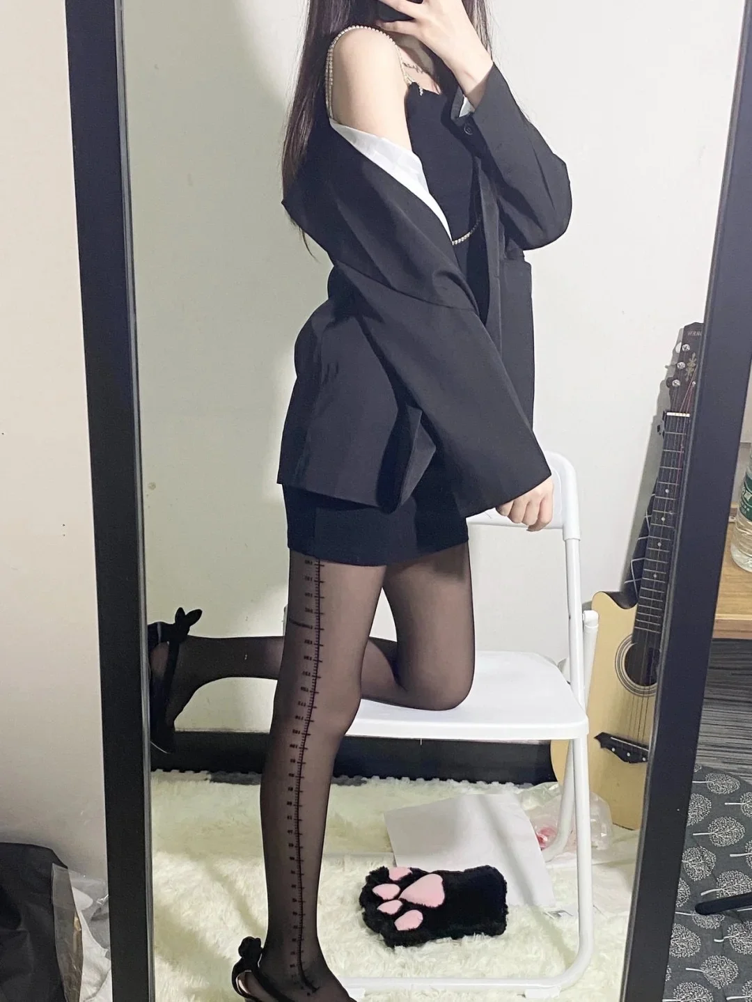 秋冬丝袜搭配技巧