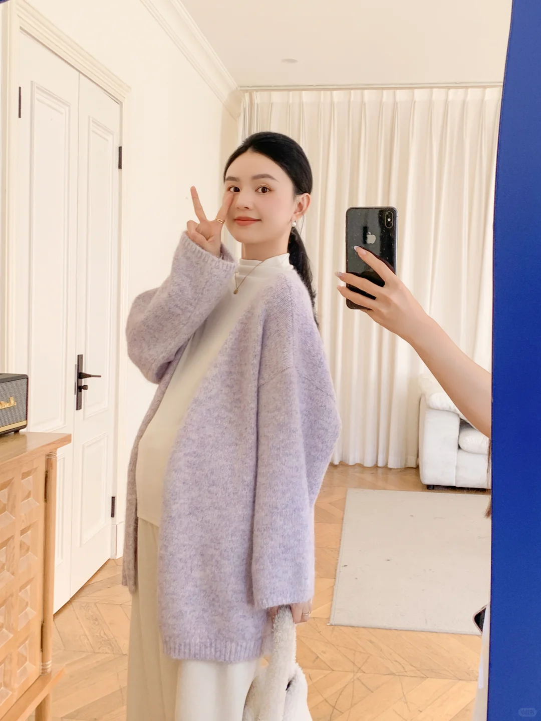 孕期穿搭｜他说紫色💜好有韵味！！