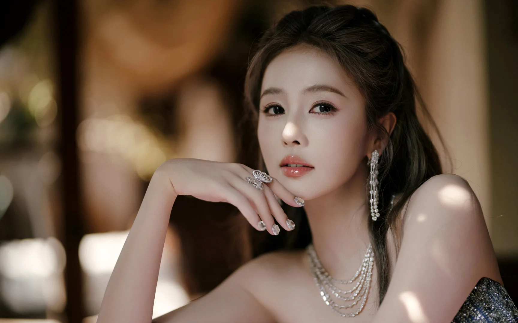 白鹿 高清养眼美女 4k壁纸