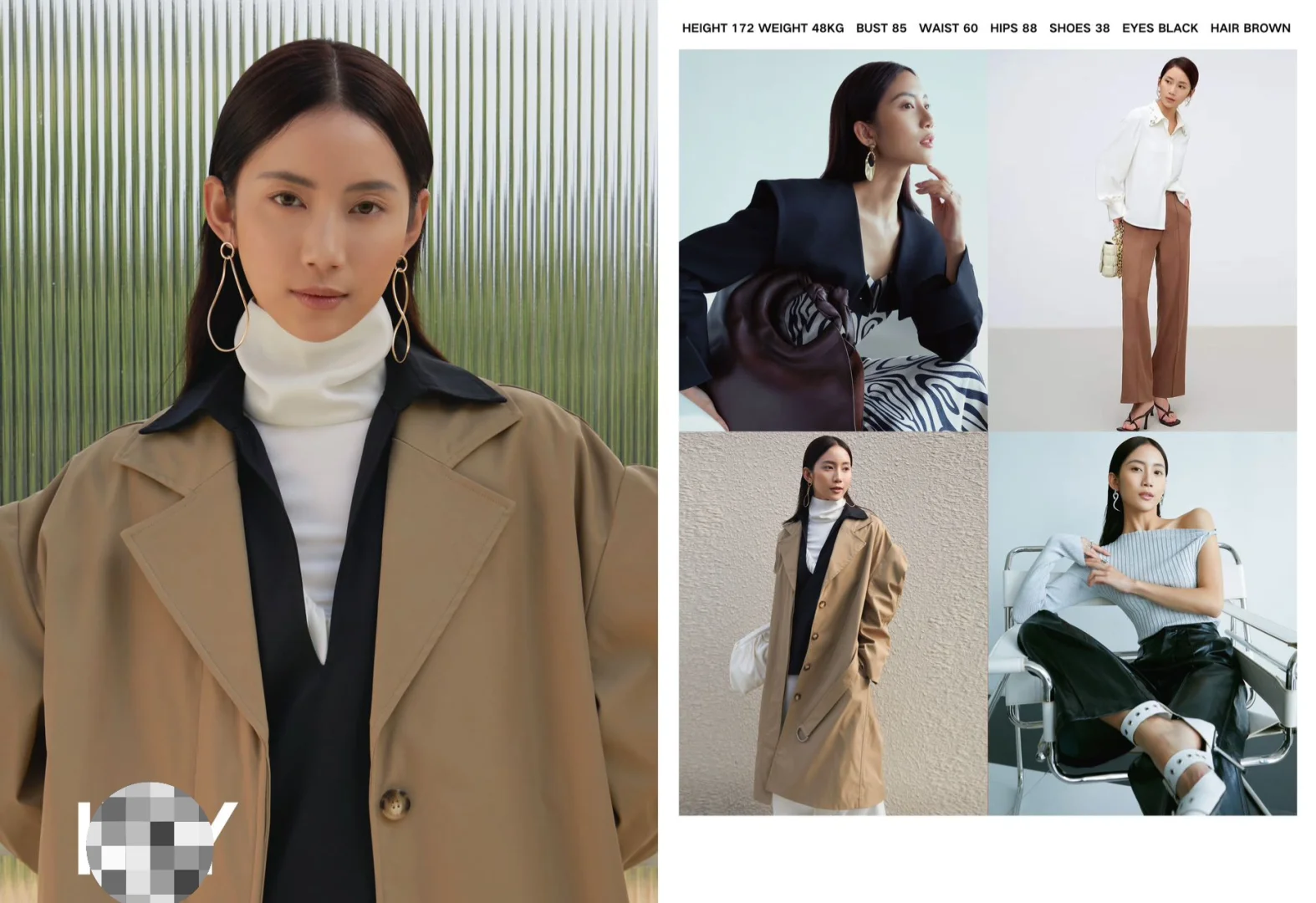 经纪人带看模卡｜爱定大气、高级的模特🔥