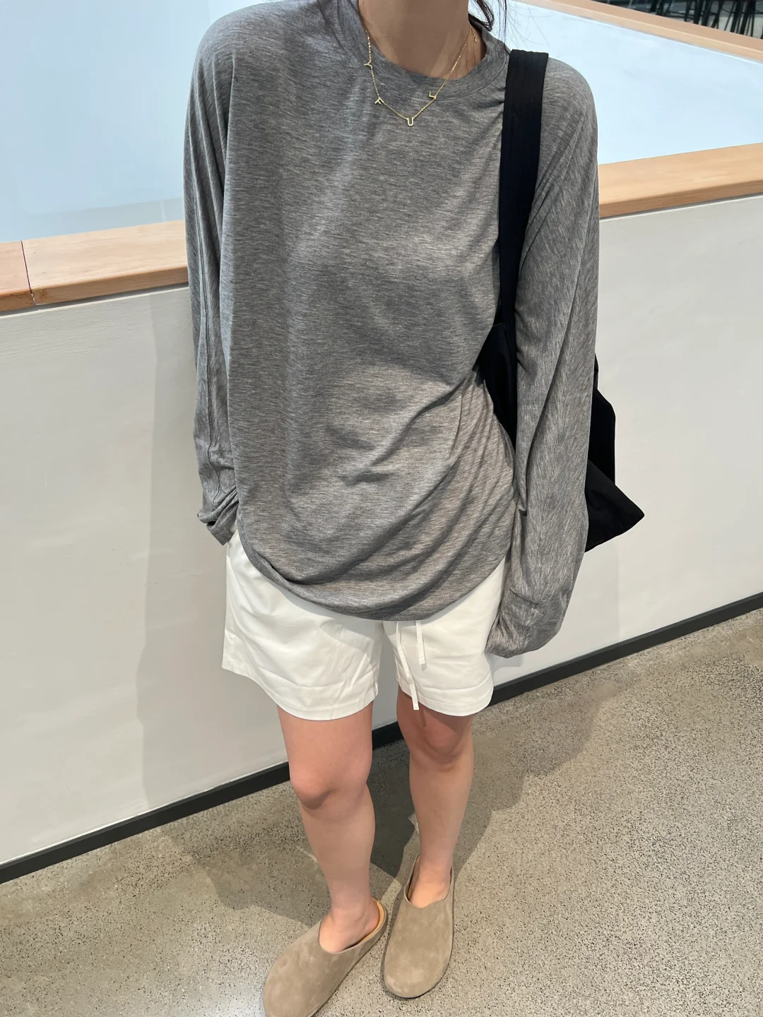 125斤微胖女孩超显瘦的休闲慵懒感穿搭