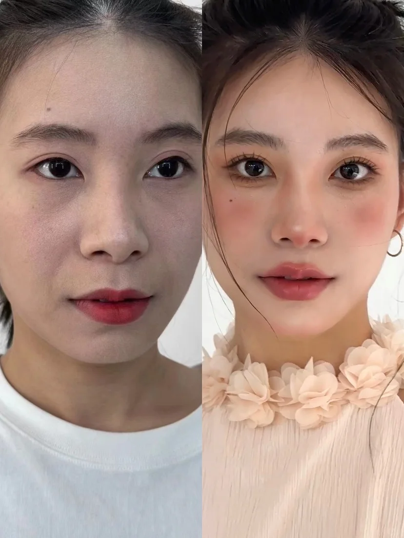 谁懂啊 学会化妆后真的会变自信很多！！