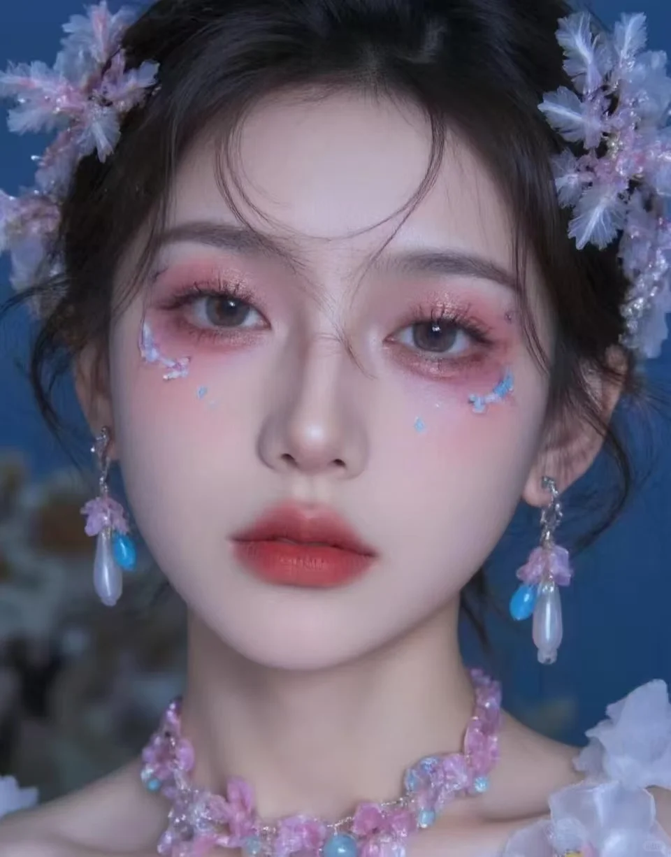 梦幻破碎感蝴蝶妆