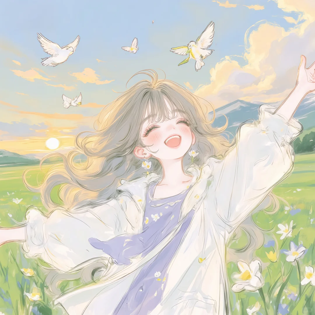 专属于随性自由的女孩头像～