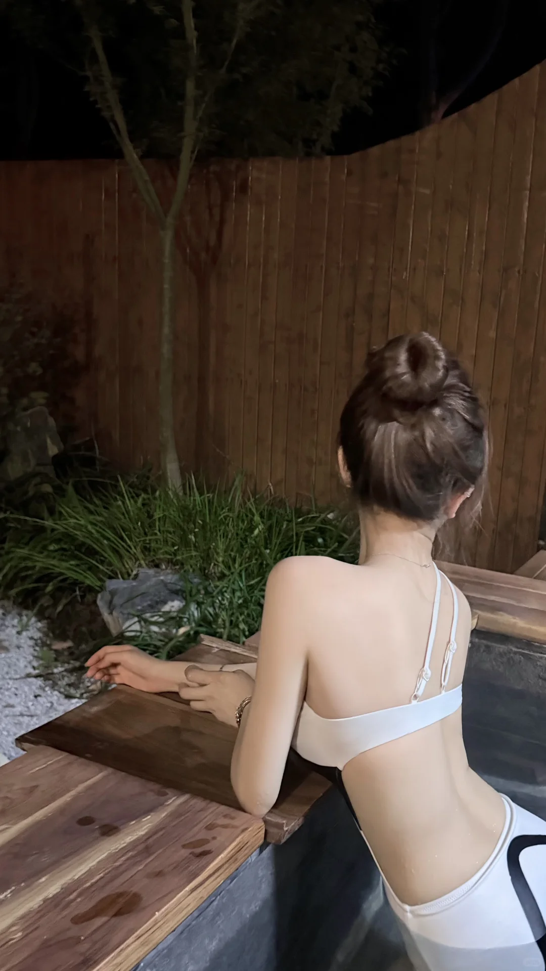 和小猫一起泡汤的治愈夜晚♨️