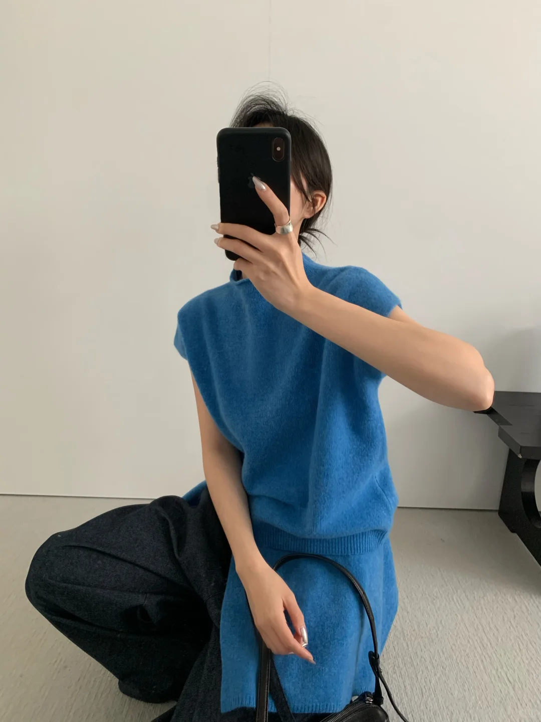 上半身对镜拍姿势合集