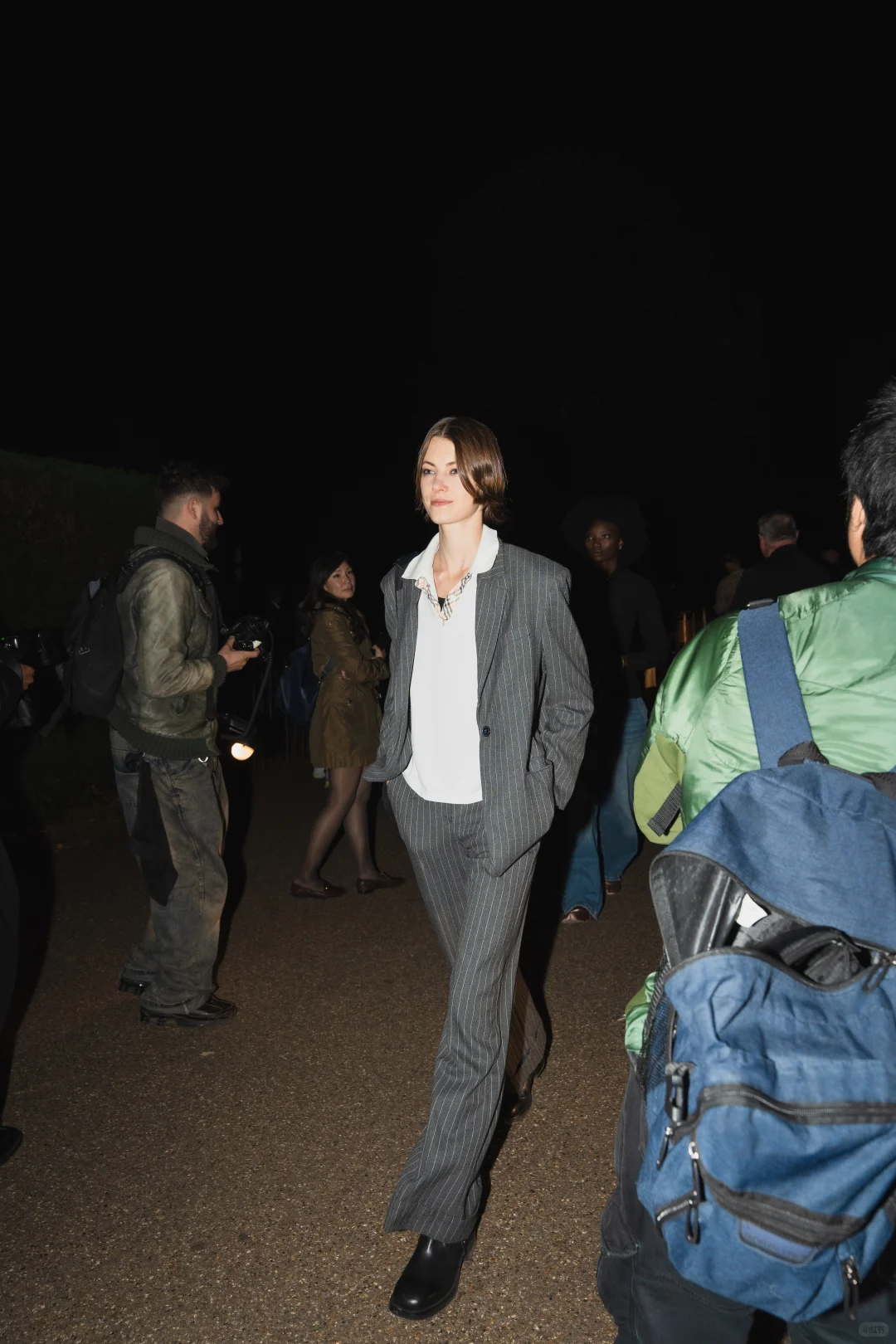 时装周 Burberry 的模特和网红们