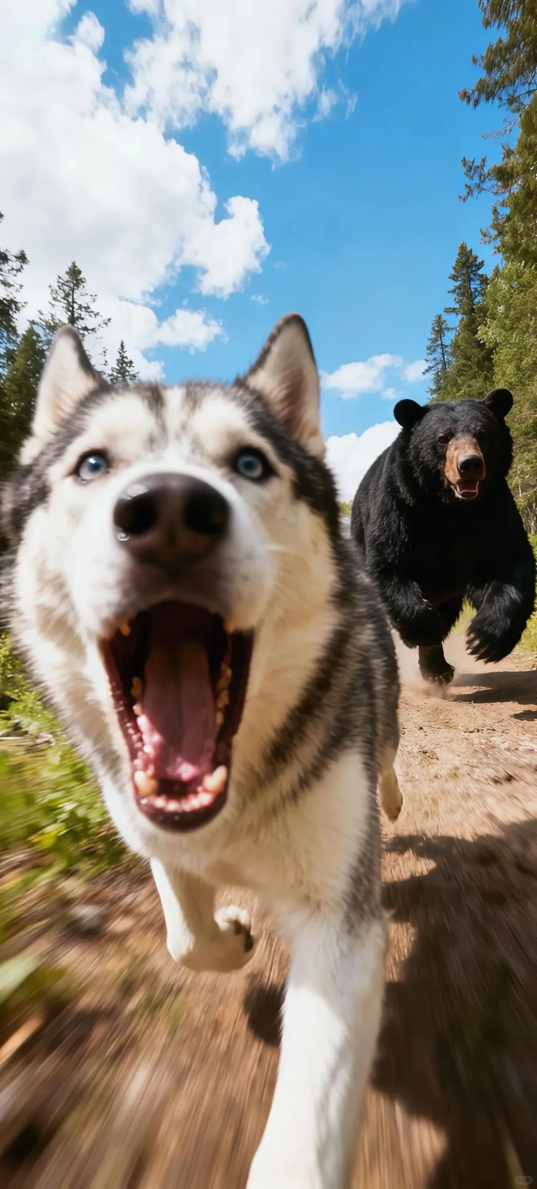 神奇的美女景深壁纸
