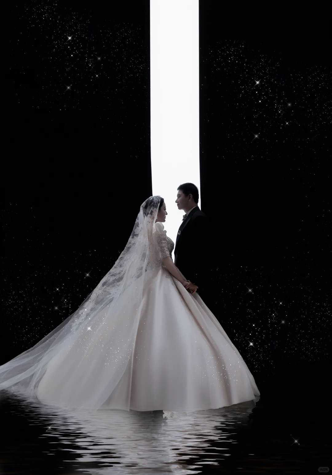 封神了❗️拍到了爆美室内主纱光影婚纱照✨