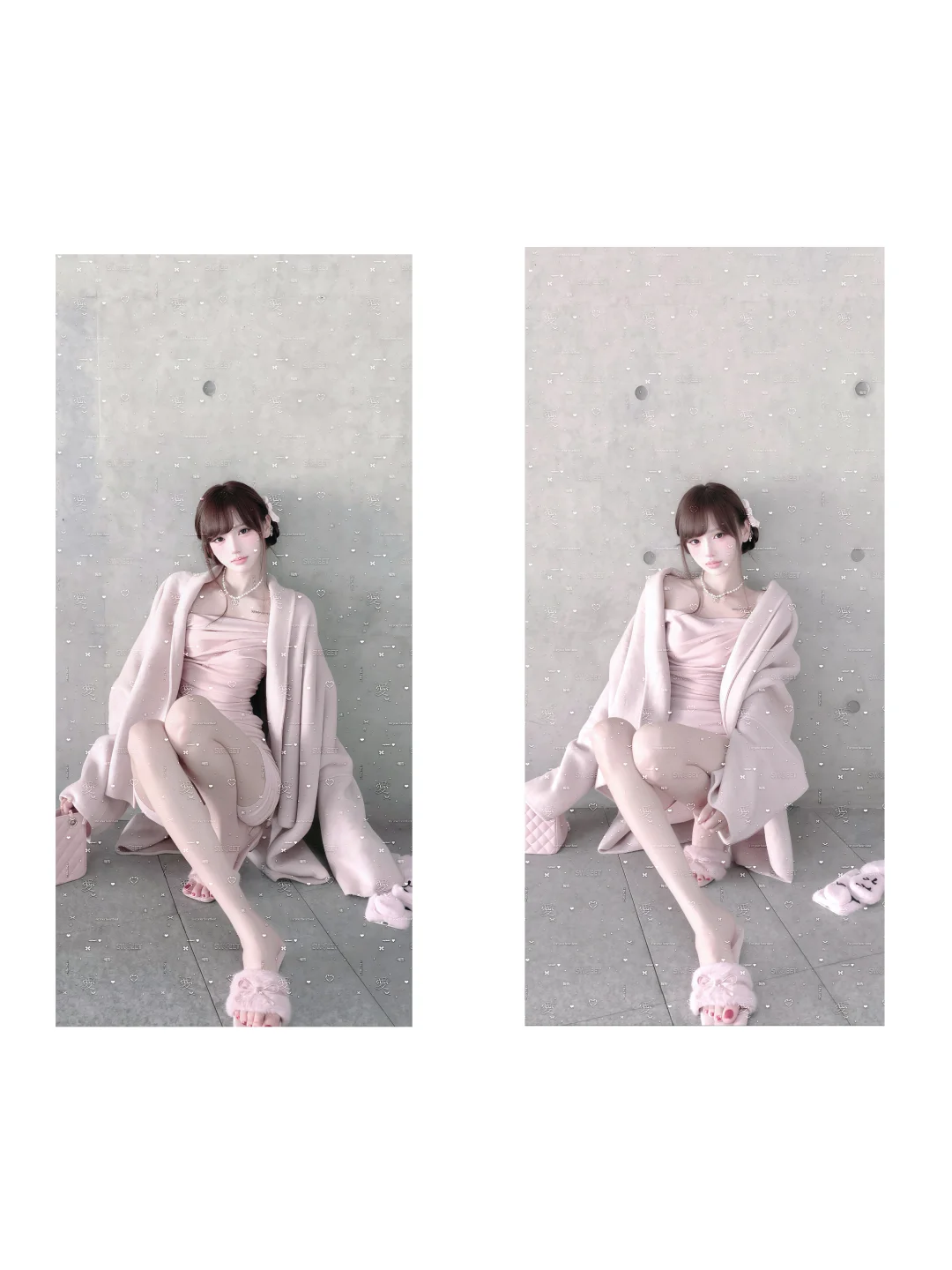 今天是粉嫩嫩的美女壁纸 真的太喜欢啦